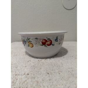 Corelle Coordinates Chutney Pattern 2 Qt Stoneware Mixing Bowl Vintage